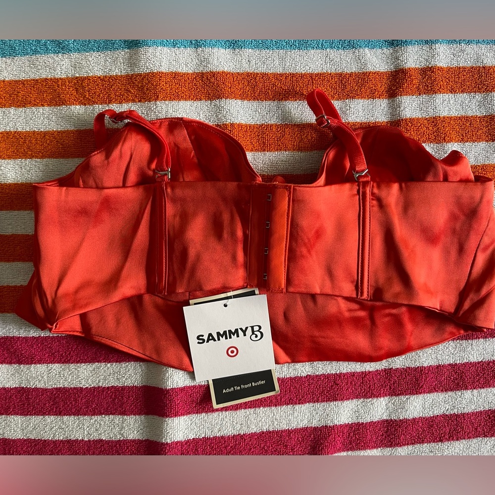 Sammy B Orange Corset/Bralette - Picture 3 of 11